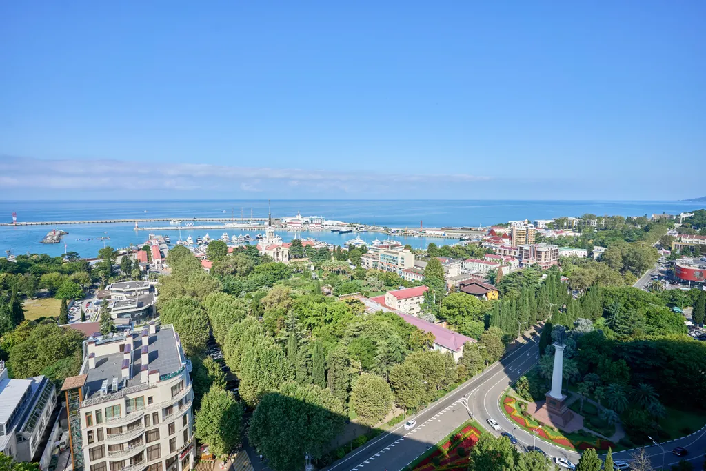 Квартира Квартира Апартамент с шикарным видом на море в центре — Сочи