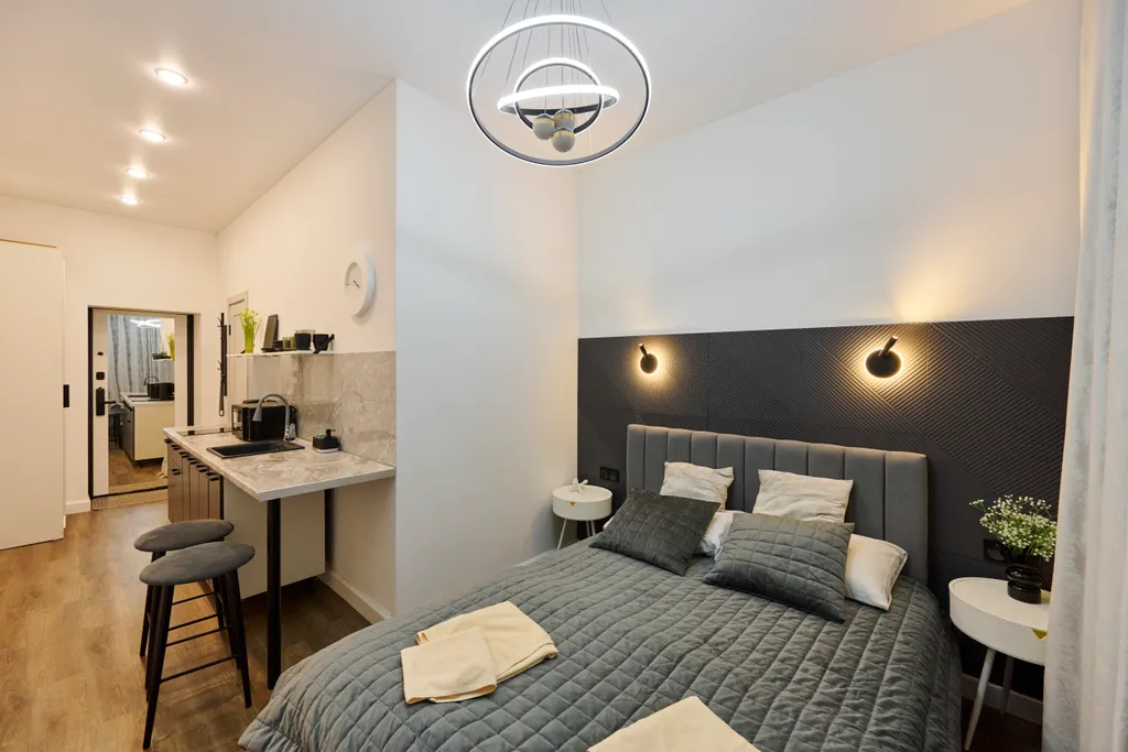 Квартира Квартира Дизайнерская студия у метро — Москва