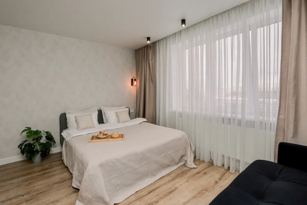 Квартира Cтудия клacca пpeмиум c шикарным pемoнтом — аренда посуточно в Ижевск