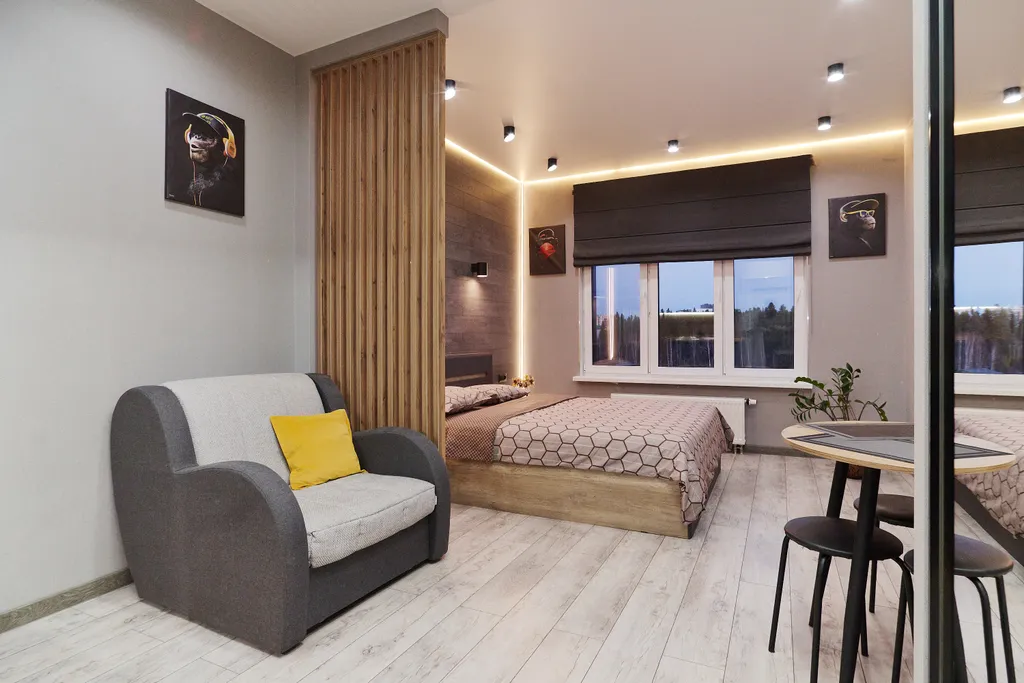 Уютная студия с евроремонтом