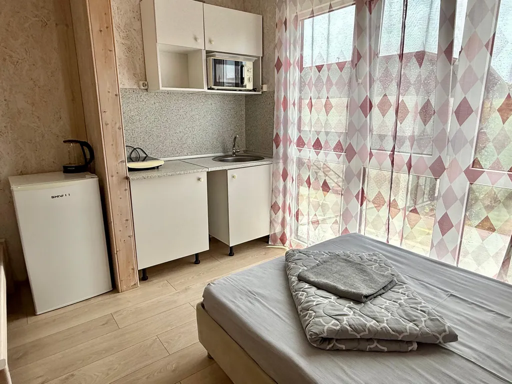 Апартаменты Эра в Джубге, теплые бассейны и кухня в каждом номере