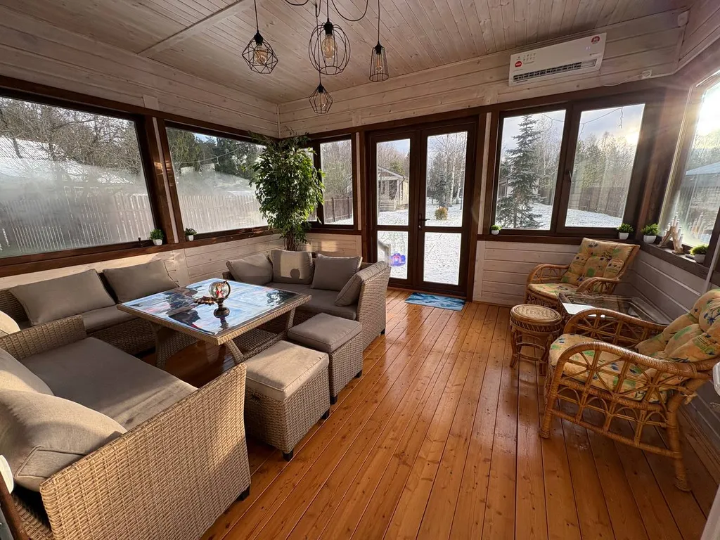 Русская усадьба с баней со швейцарским флёром