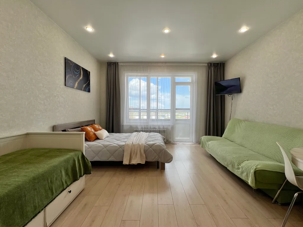 Студия с видом на аэропорт какдома