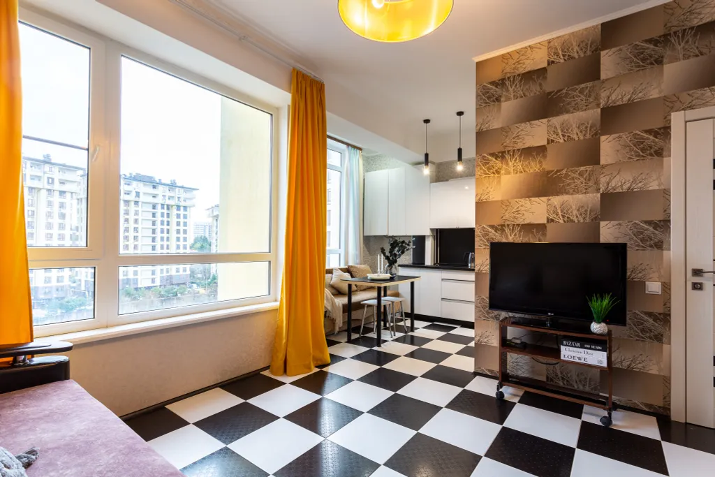 Студия с видом на гору. "Кватро 57"