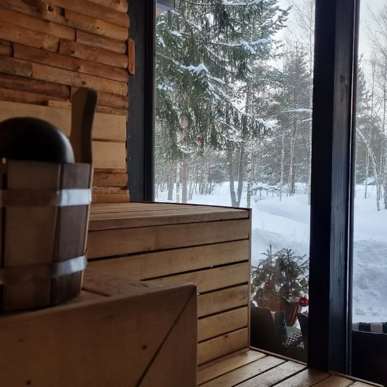 Домик в Соснах с сауной и банным чаном (Lato-80)