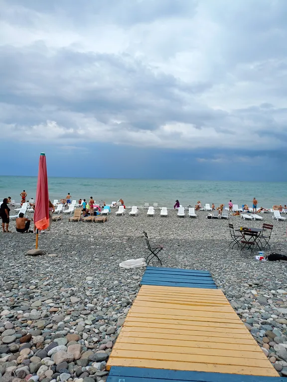 Апартаменты-студия с видом на море и закат