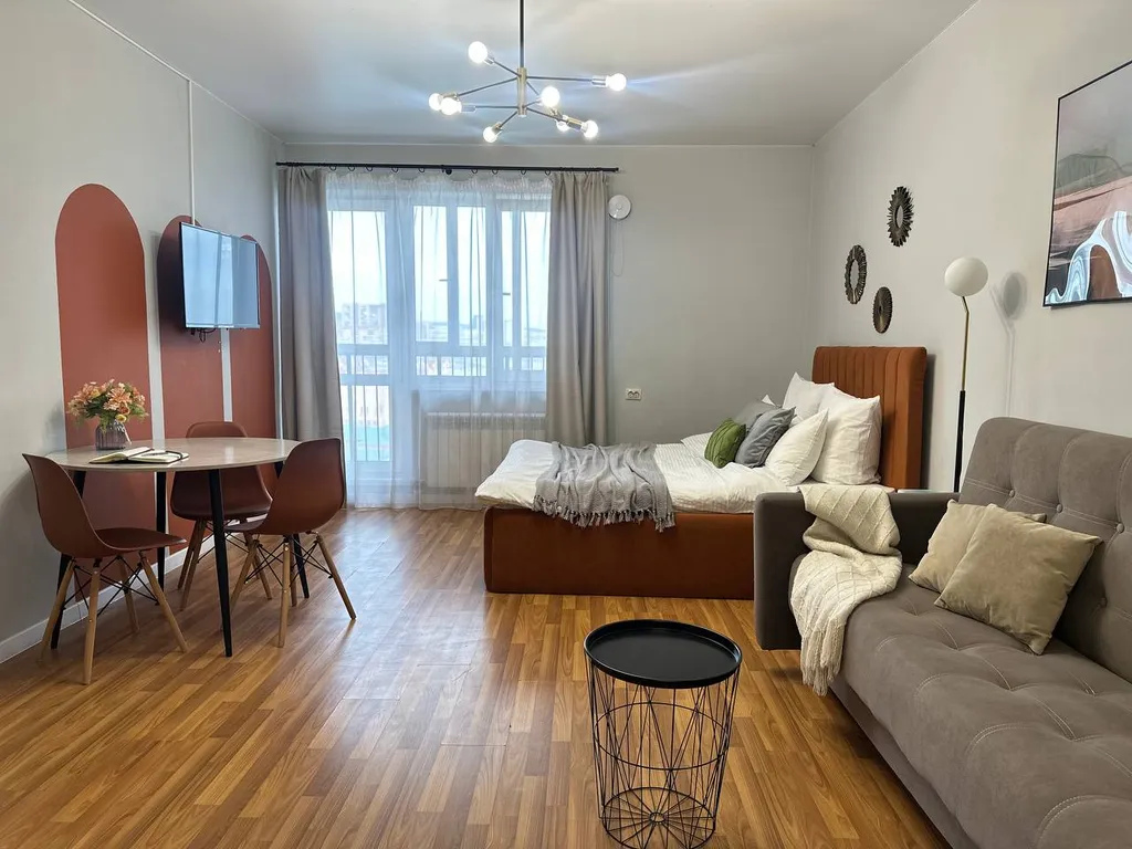 Дизайнерская студия с прекрасным видом на центр города