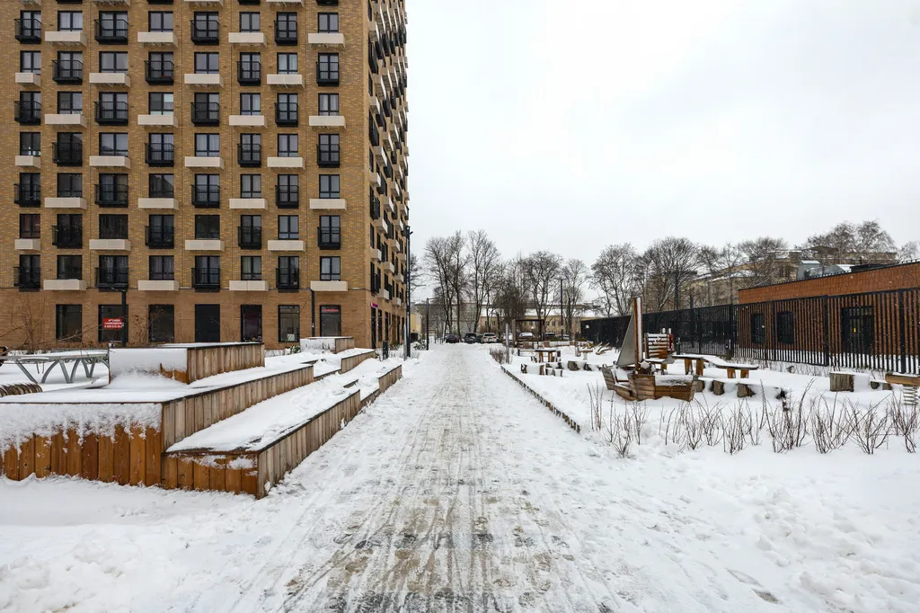 Квартира Квартира Студия Монблан-панорамный вид на Москву с 26 этажа в ЖК Бизнес-класса! — Москва