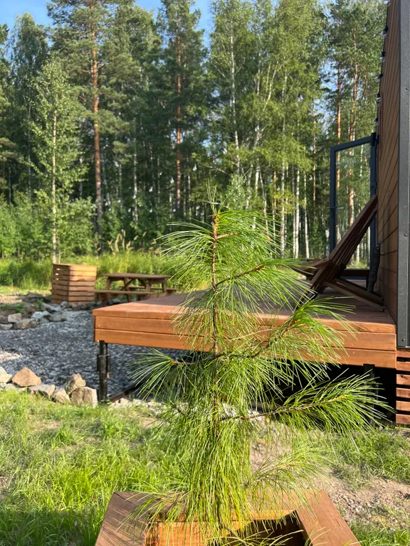 Домики с баней и чанами в Верхнем Дуброво