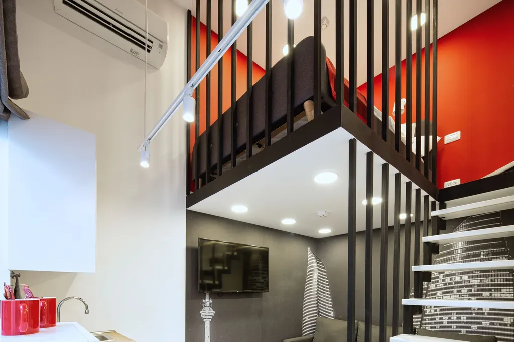 Апартамент на троих с частным внутренним двориком