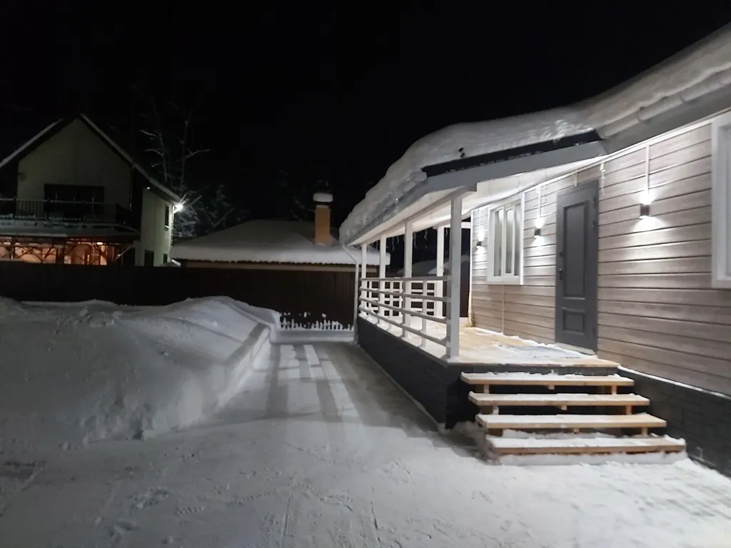 Дом в окружении леса