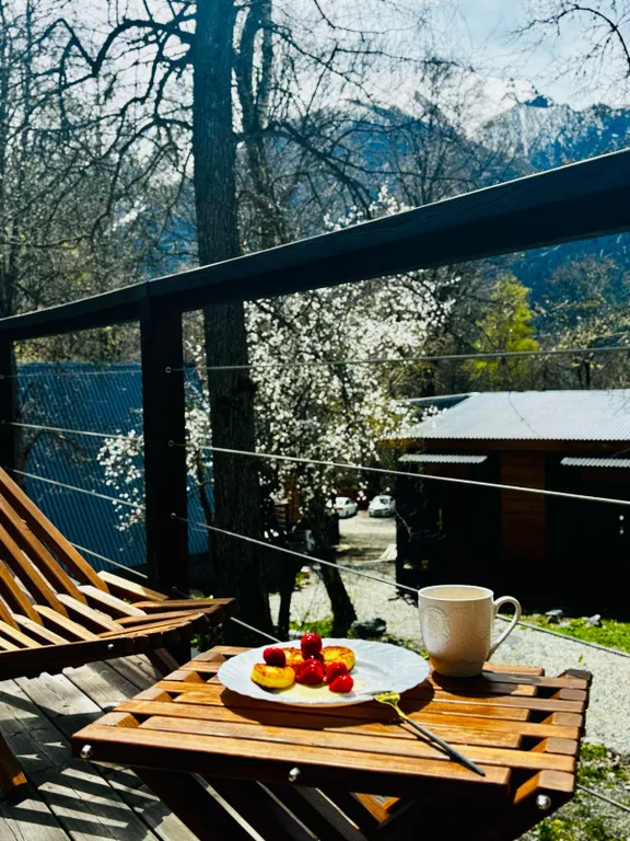 Коттедж Коттедж А-фрейм в заповедном лесу — Архыз