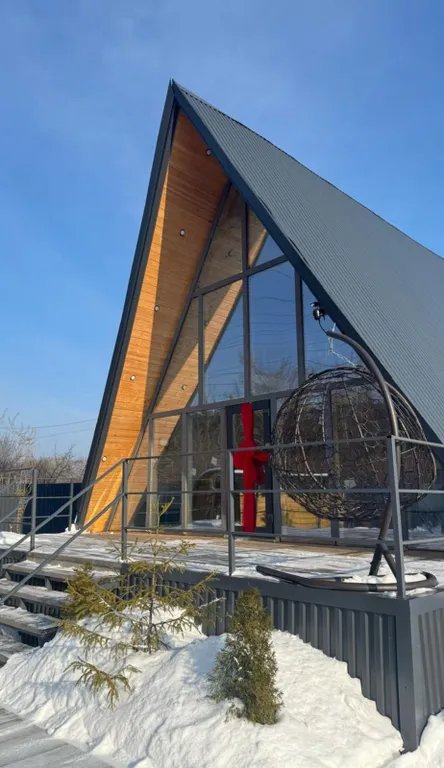 Глемпинг с баней и бассейном