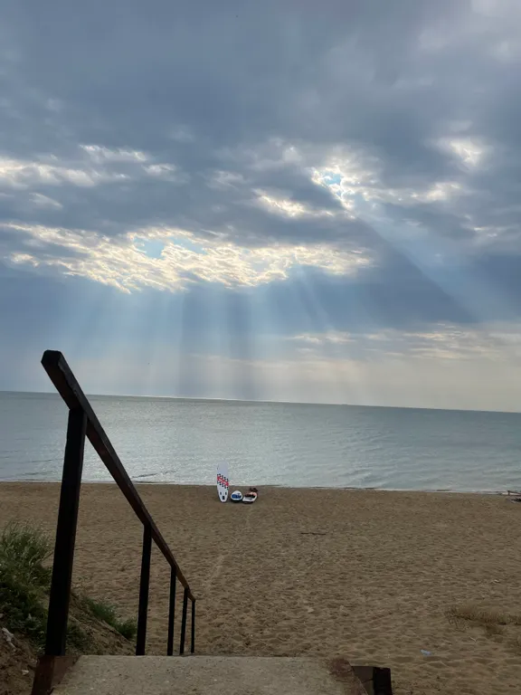 Уютный домик на берегу Каспийского моря