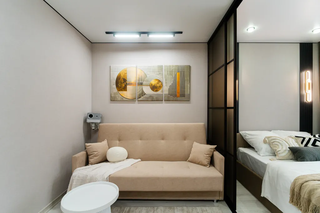 Дизайнерская квартира с кинотеатром