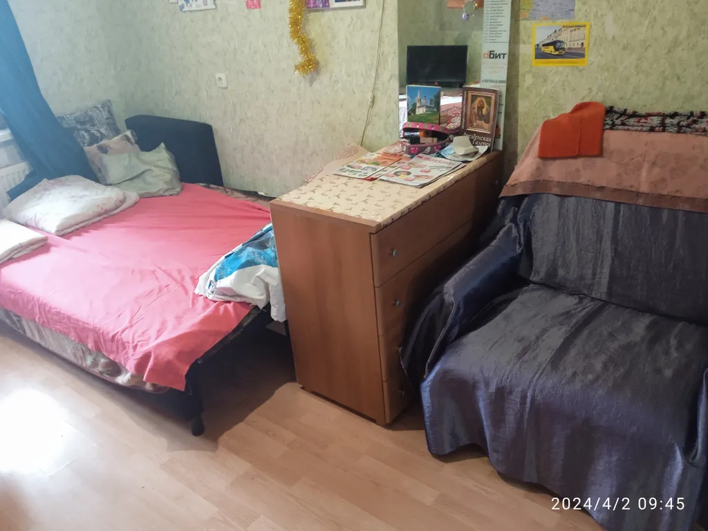 Квартира Комната в 2х комнатной квартире, с хозяевами — аренда посуточно в Мурино