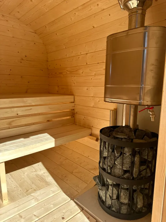 Дом Лахта с  баней на дровах