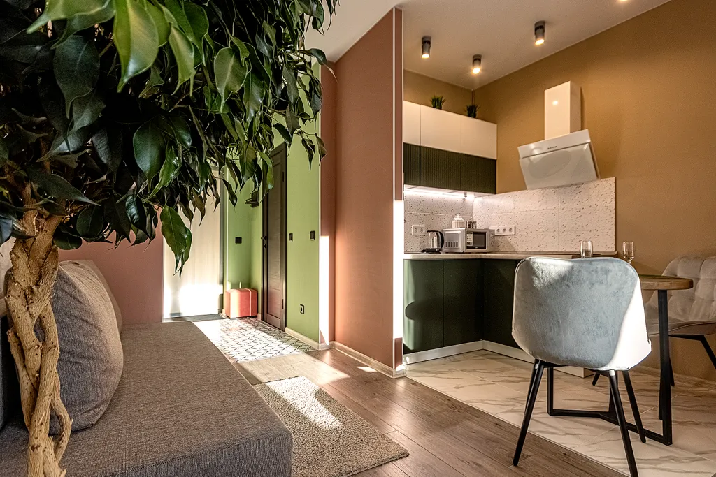 Современные апартаменты недалеко от центра