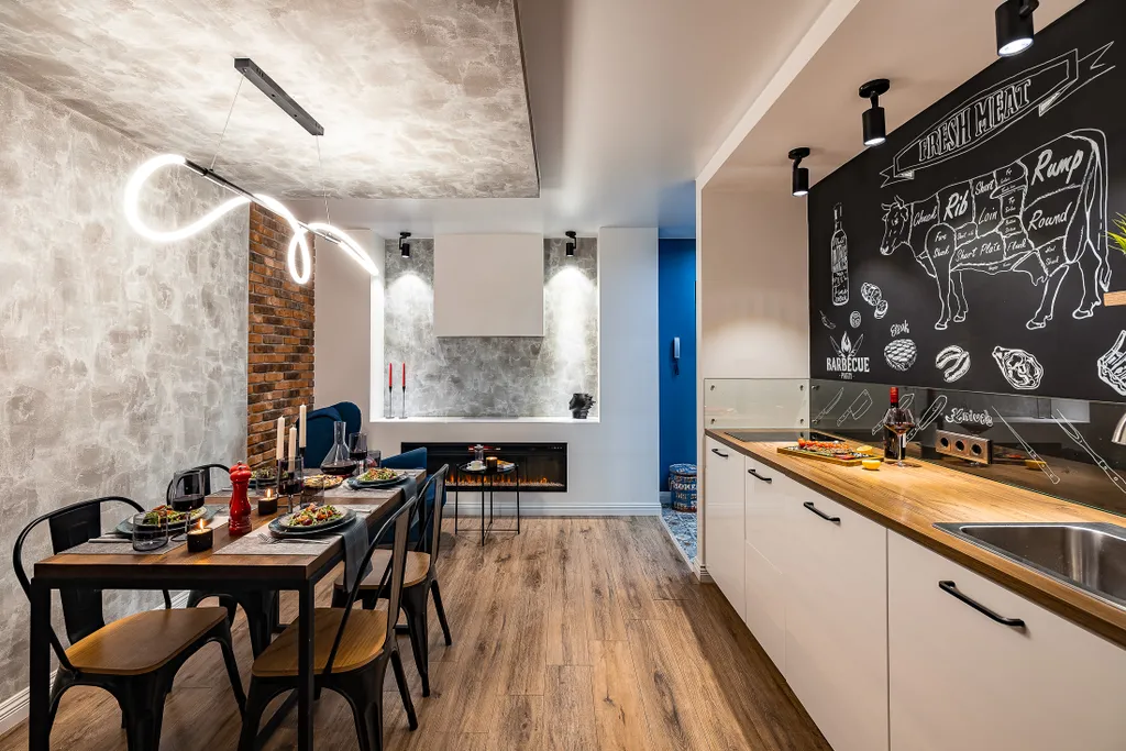 Популярная квартира в центре Британский лофт