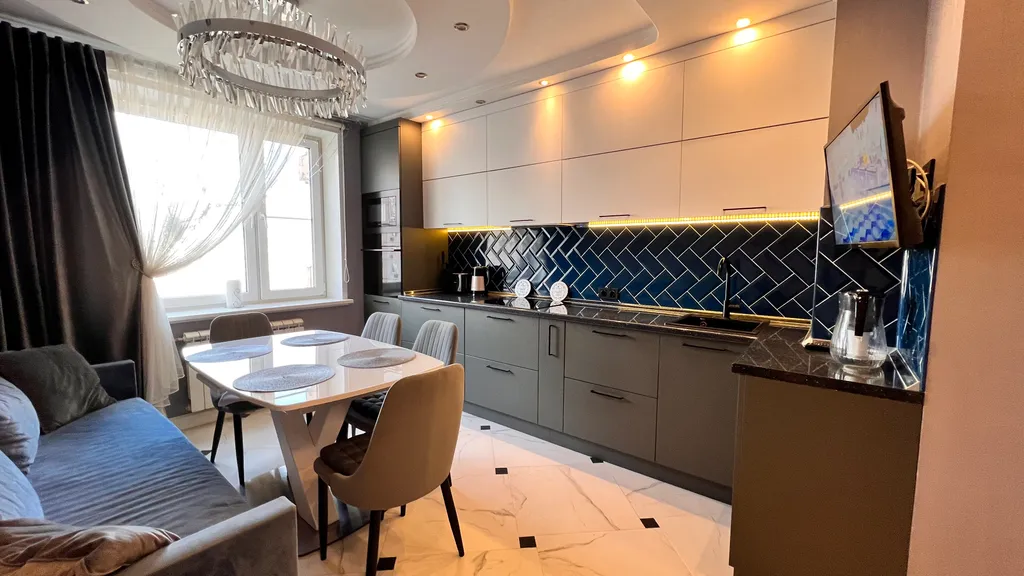 Квартира Шикарная квартира, рядом центр, метро Коломенская Остров Мечты. — Москва