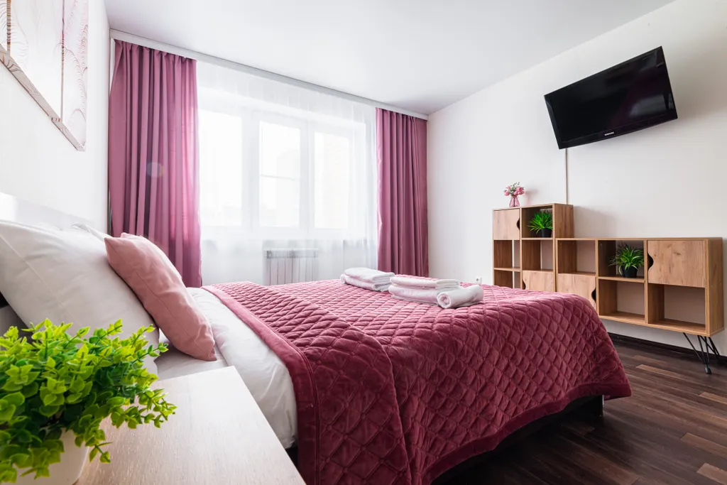 Апартамент в центре города, гостиничный сервис, бесконтактно