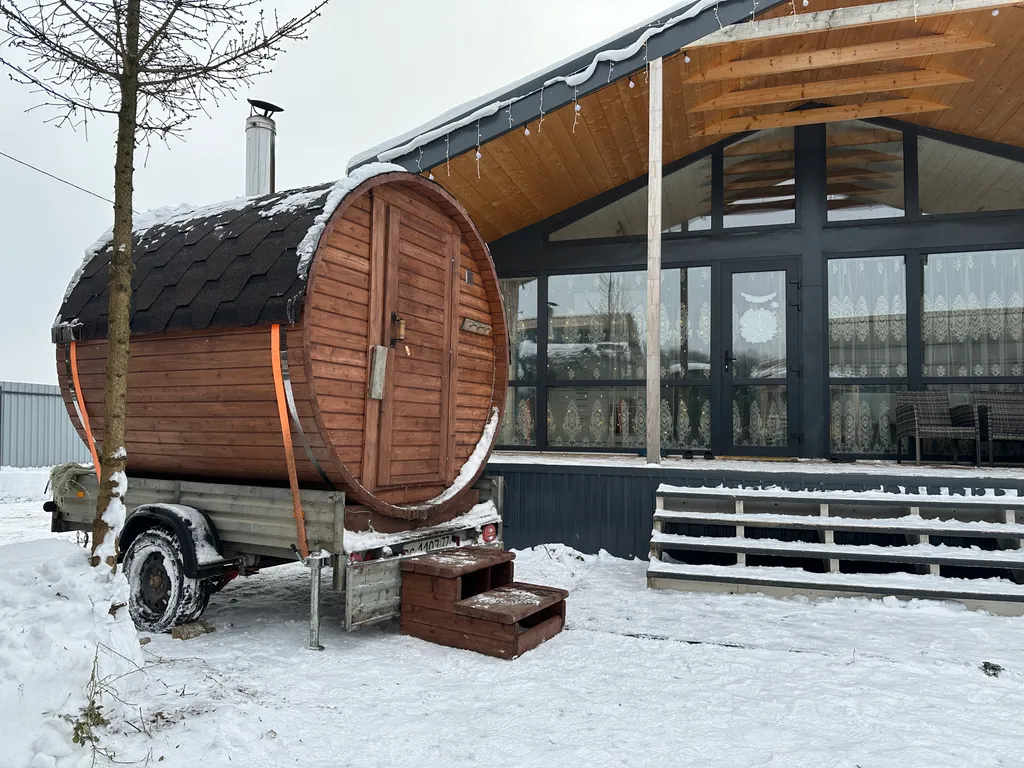 Уютный дом с чаном и бассейном