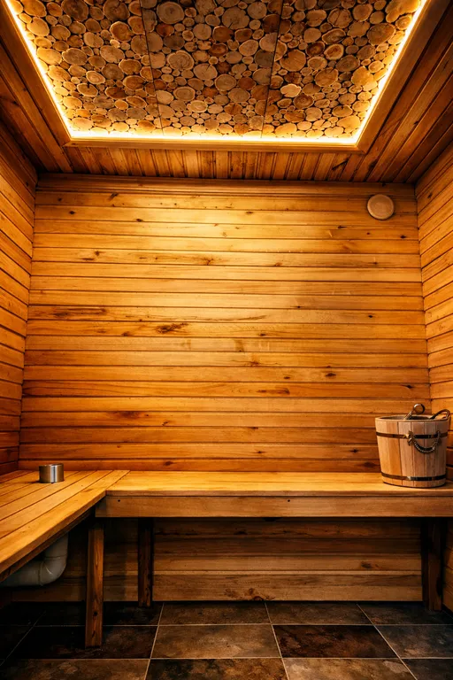 Афрейм с банным чаном и большой баней