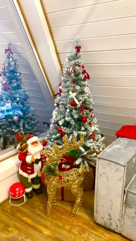 Афрейм домик с баней и чаном