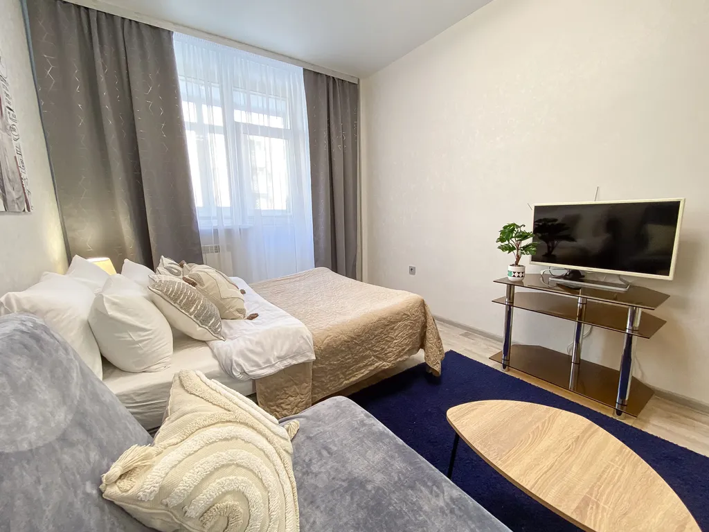 Светлая квартира с просторной лоджией