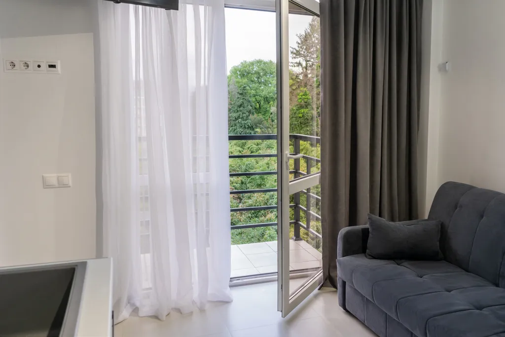 Апартаменты с видом на горы и бамбуковую рощу