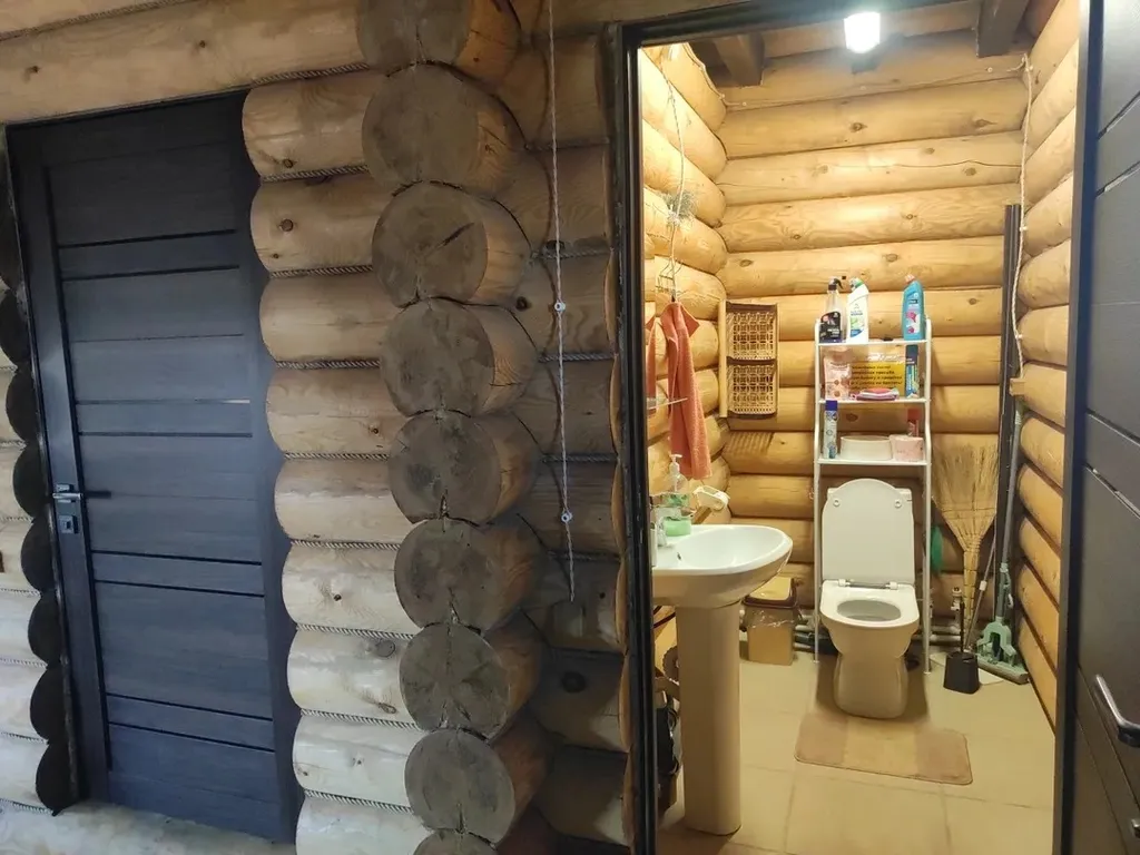 Дом из бревна с банькой