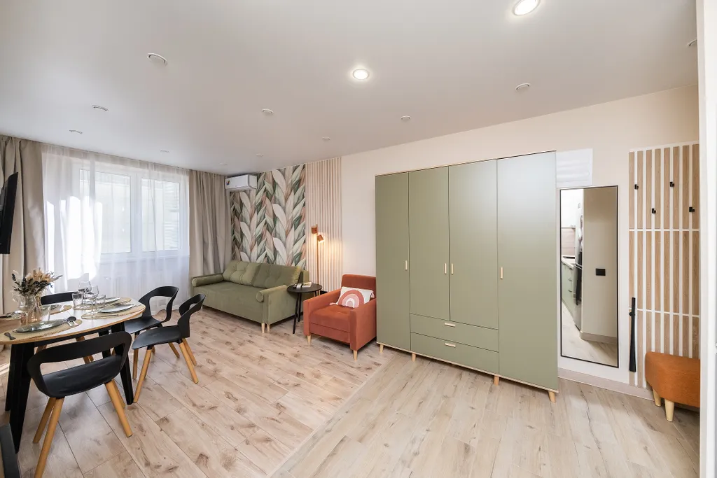 Квартира Уютная двухкомнатная квартира, вид на море с территории ЖК — Адлер