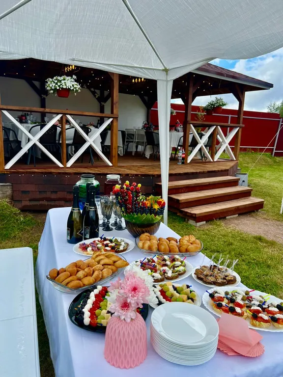 Дом на озере с сауной