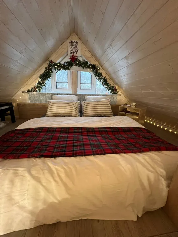 Коттедж Коттедж Комфортабельный барнхаус с баней и купелью для отдыха вдали от города — Шишкино