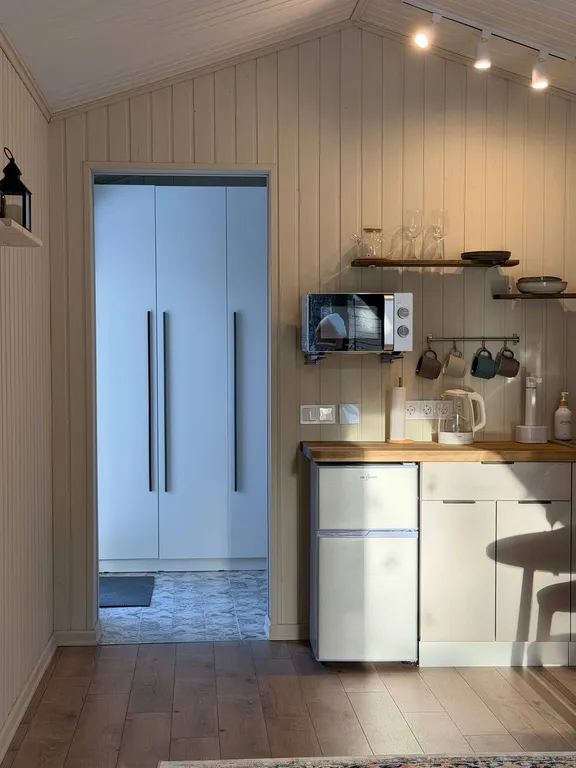 Домик «Роса» на двоих с собственной купелью и проектором