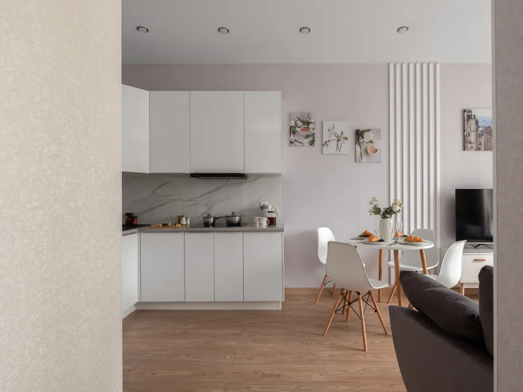 Квартира Новые дизайнерские апартаменты Tulip House с отдельной спальней — Москва