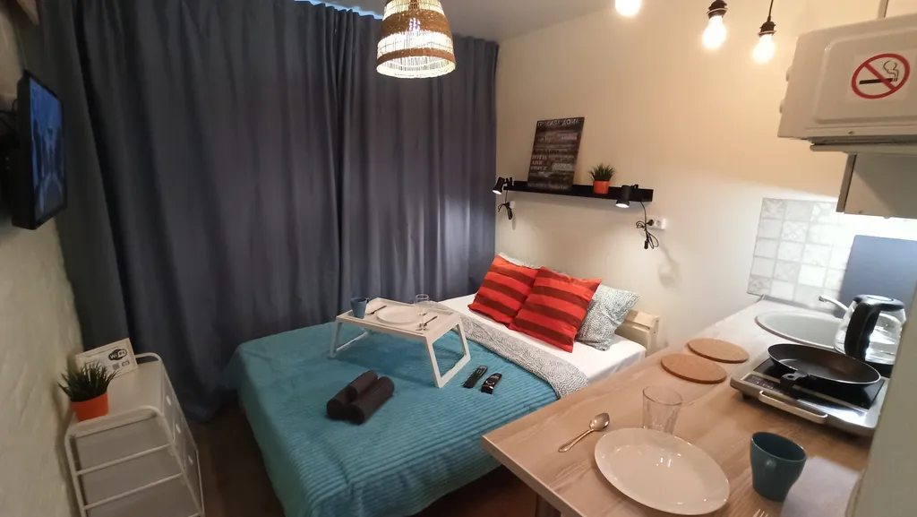 Уютная студия на двоих возле ЖД Вокзала