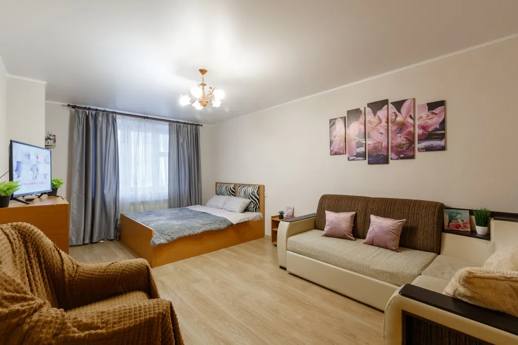 Однокомнатная квартира в новом доме по улице Николаева — аренда посуточно в Смоленск