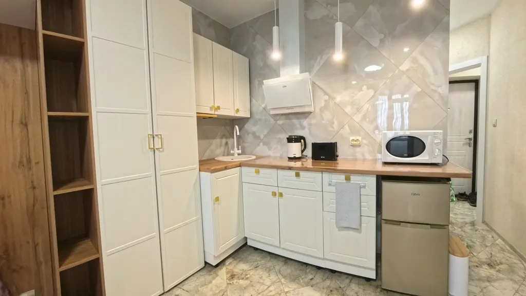 Стильная новая студия для комфортного отдыха