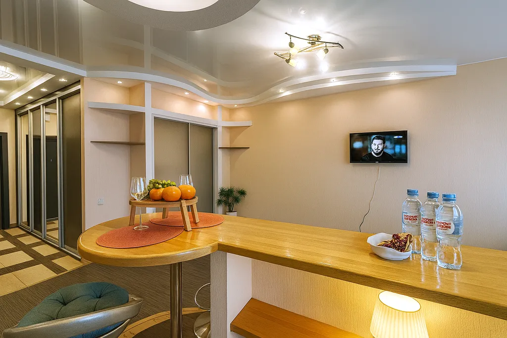 Высокий стильный апартамент на 22 этаже