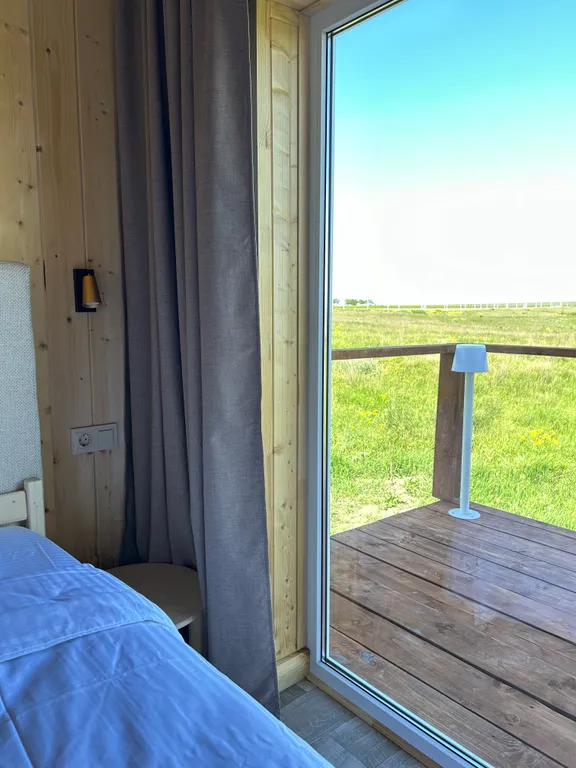 Новый barn с видом на море и виноградники