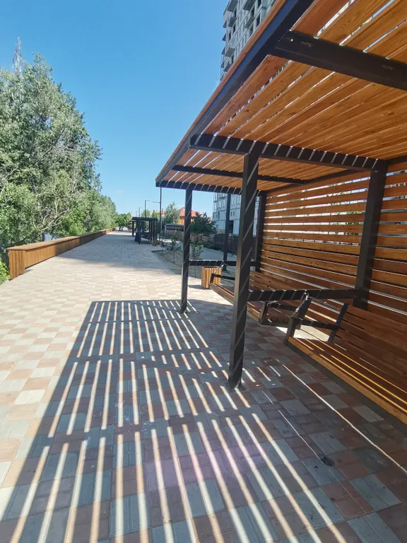 Просторная квартира-студия в Лазурном