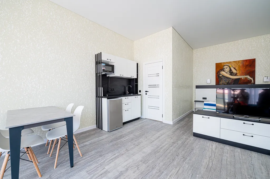 Квартира Квартира Семейный люкс4 с террасой,двором,мангальной зоной и парковкой — Дюрсо