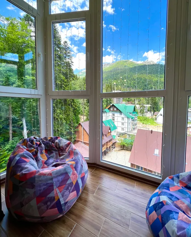 Квартира с шикарным видом Dombay_flats "Легенда"