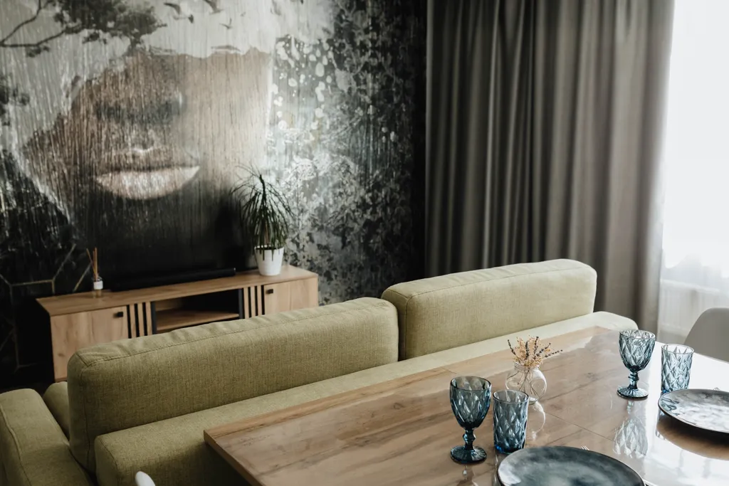 Апартаменты в спальном районе рядом с центром города