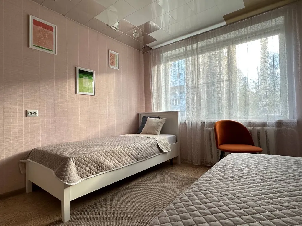 Двухкомнатная квартира, 4 отдельных спальных места