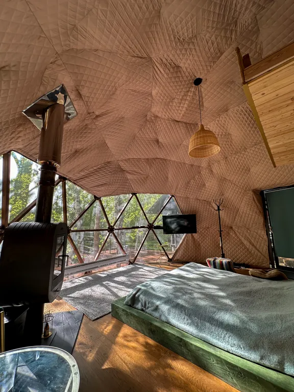 Глэмпинг 36m2 — чан, кухня, Wi-Fi