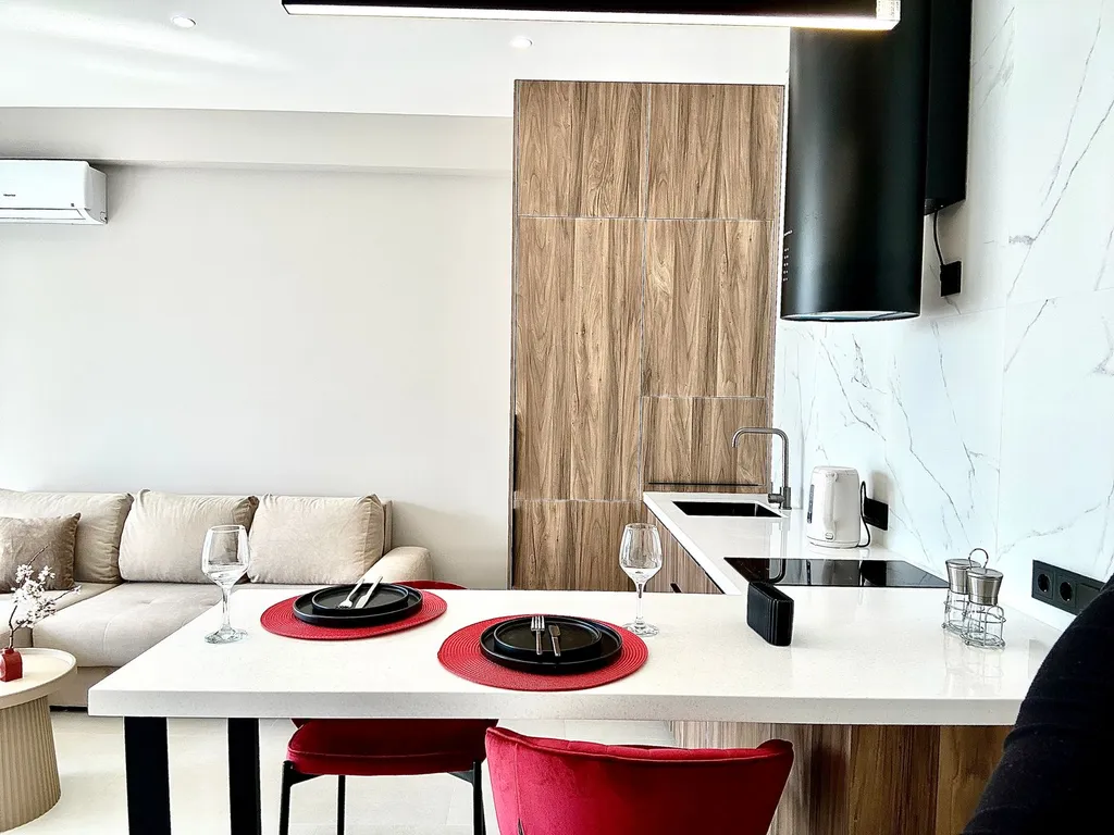 Новый однокомнатный апартамент в Гурзуфе