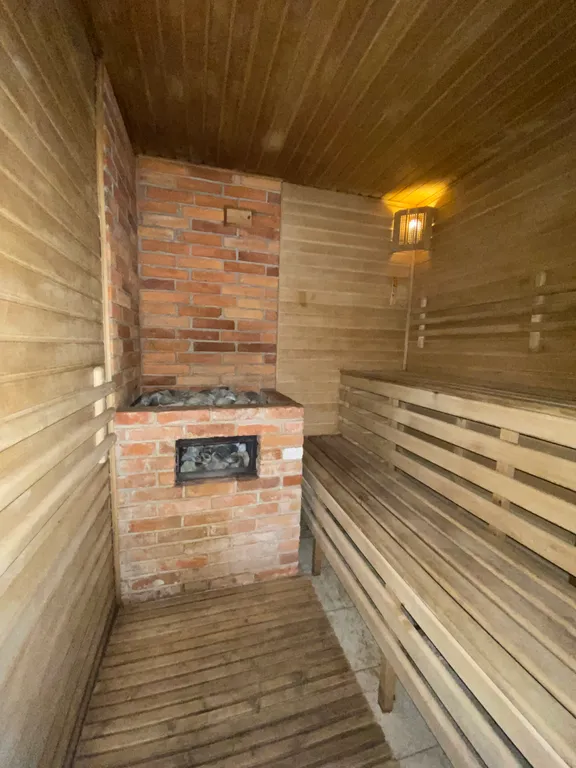 Уютный дом возле моря с баней и зоной барбекю