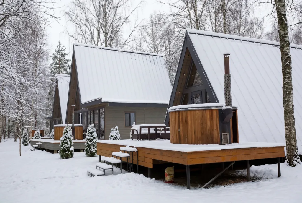 A-Frame с купелью